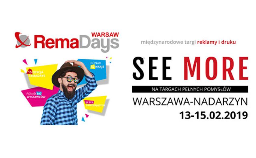 Nowe Media na targach RemaDays Warsaw 13-15.02.2019r.