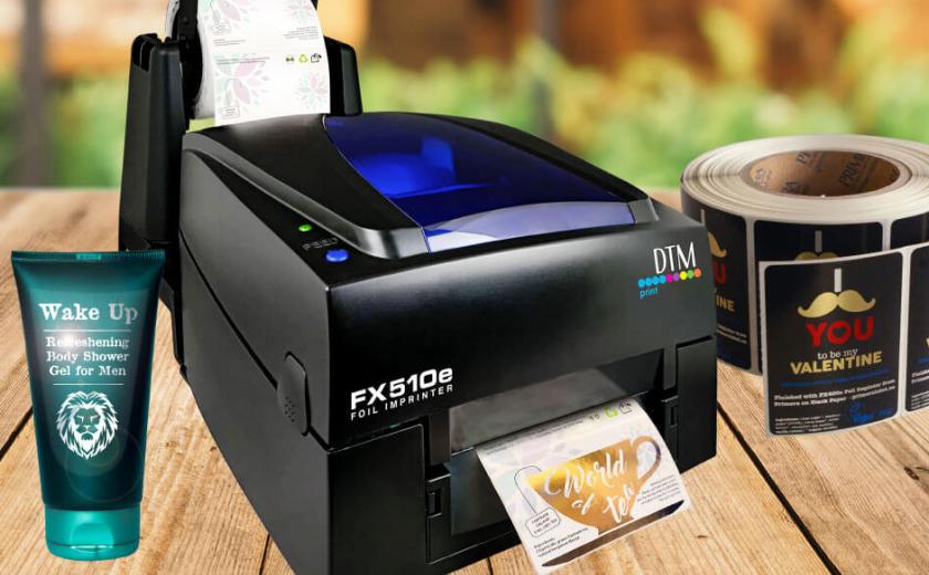 FX510e - Nowy system do foliowania i metalizacji etykiet firmy DTM Print. 
