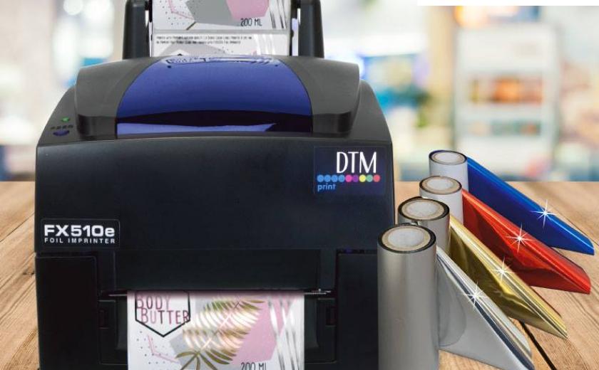 Nowa drukarka foliowa FX510e firmy DTM Print. 